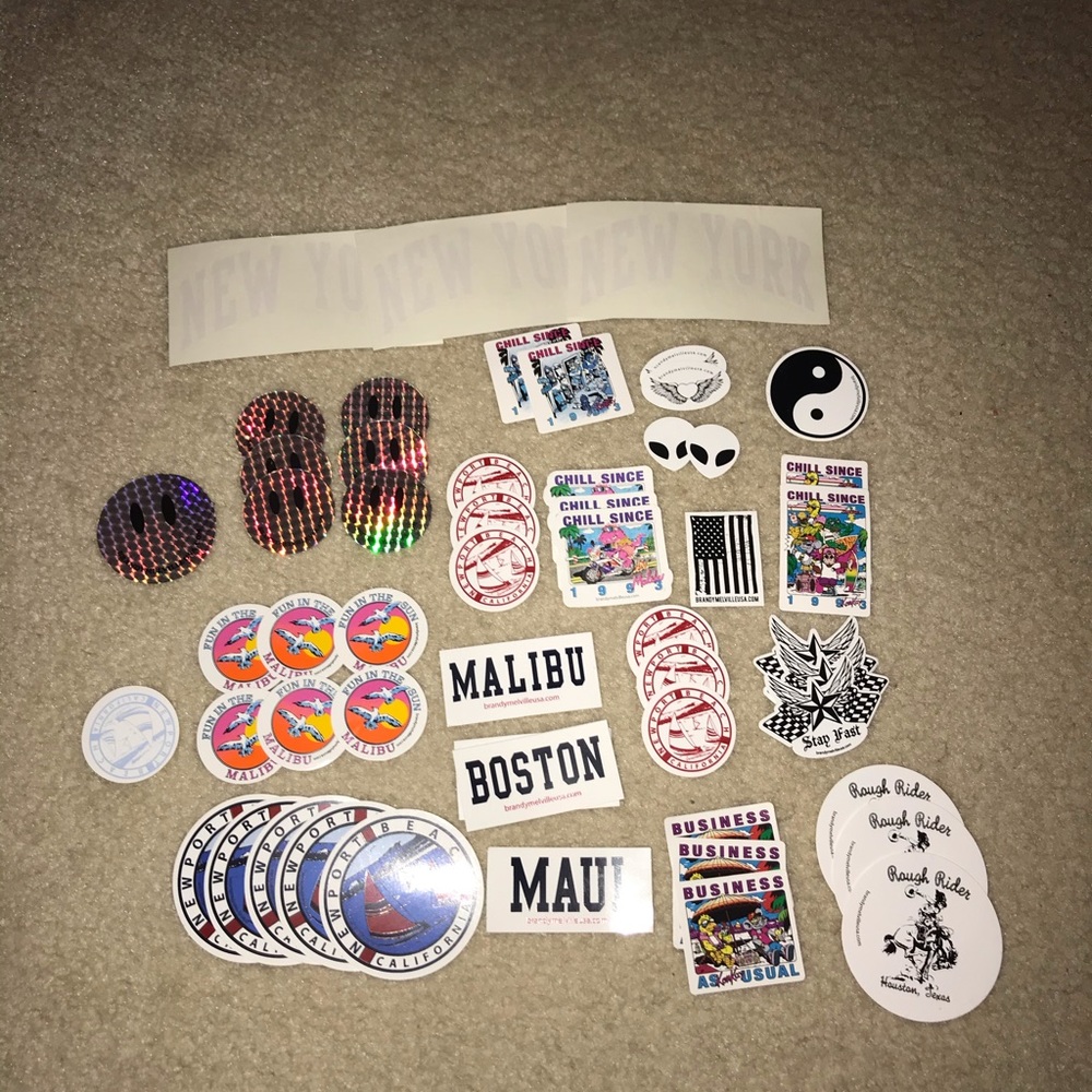 BRANDY MELVILLE STICKERS